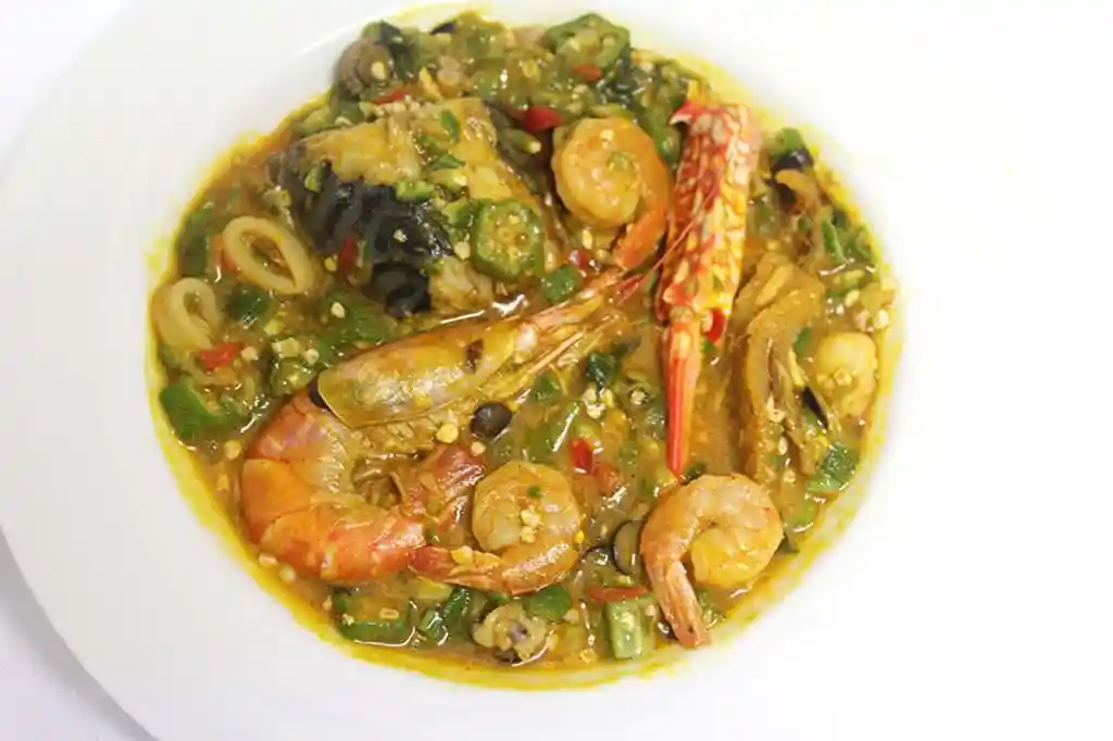Seafood Okro Soup