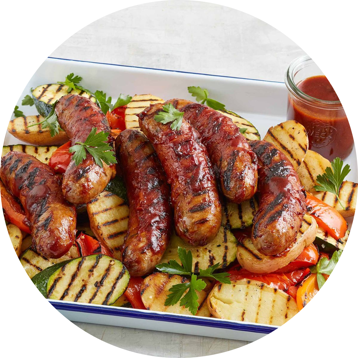 Chicken/beef sausage