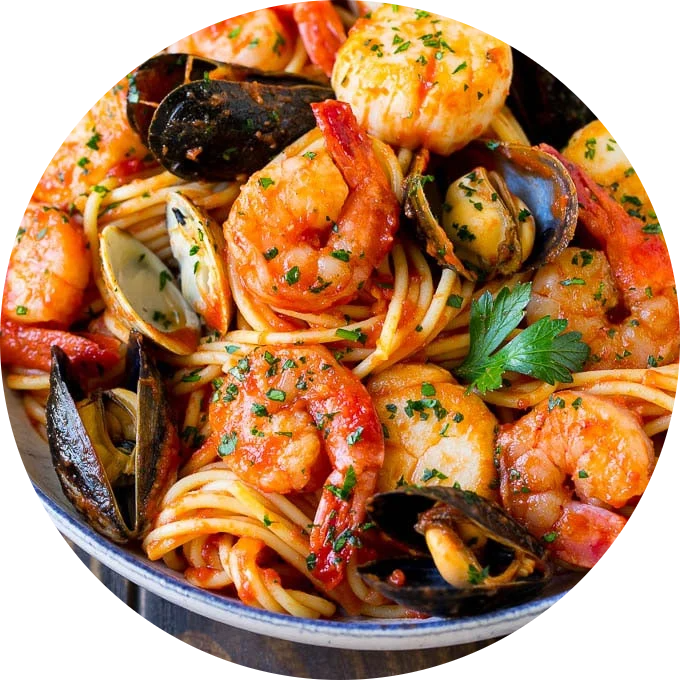 Seafood pasta