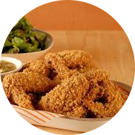 Chrispy chicken wings 3pcs