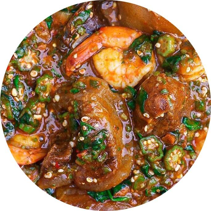 Okra soup