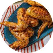 Peppered chicken wings