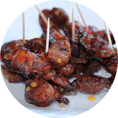 Peppered gizzard