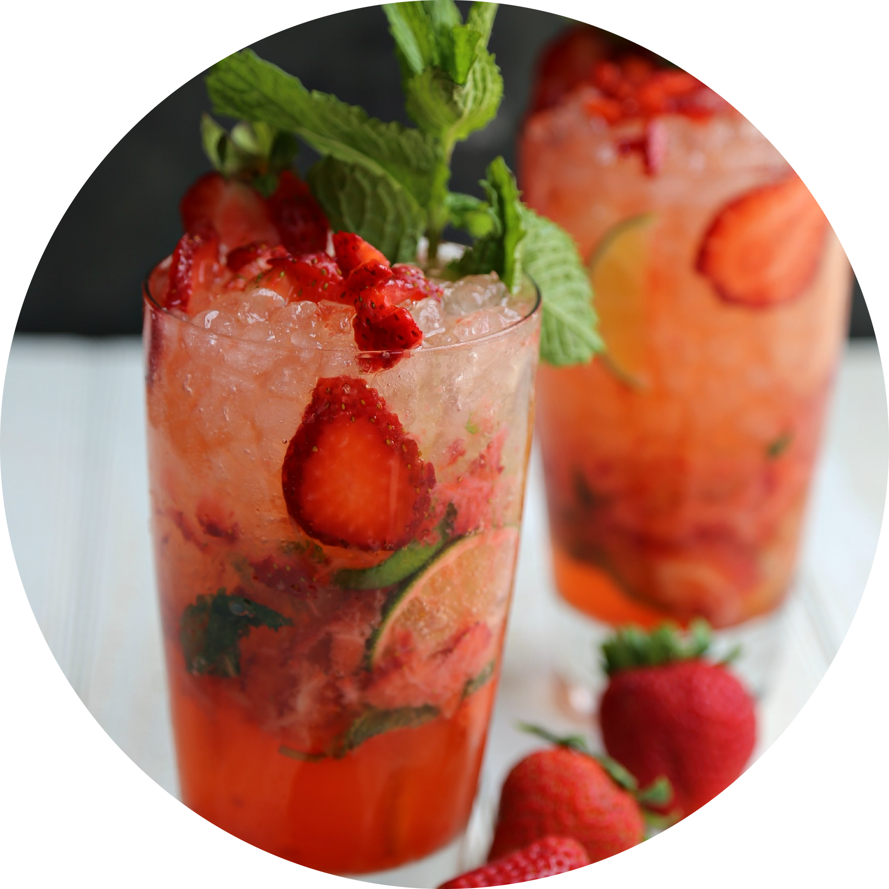 Strawberry mojito