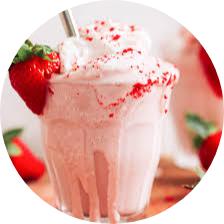 Strawberry milkshake