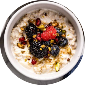 Oat Porridge With Yoghurt