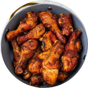 Smoked Suya Chicken Thighs