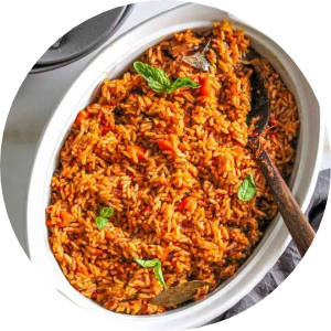 Basil Smokey Jollof Rice